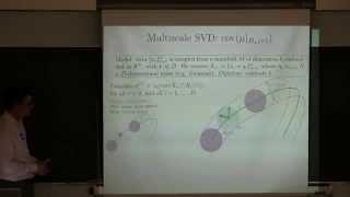 Mauro Maggioni - Geometric Methods for Statistical Learning and High-Dimensional Data - 2/4