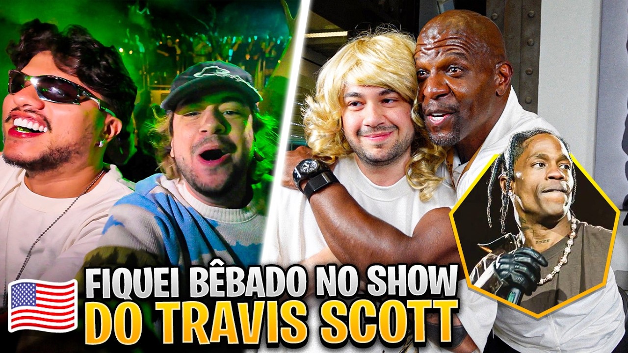 BRINO NO SHOW DO TRAVIS SCOTT FICOU MUITO LOUCO! - VLOG EUA