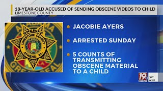 Huntsville 18-Year-Old Charged With Sending Obscene Videos of Himself to a Child | Jan. 28, 2025 | N