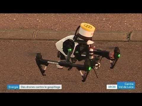 Montargis : Des drones traquent les déperditions de chaleur par les toits france télévisions sport