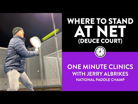 Video One-Minute Paddle — Court Positioning: Where to Stand... - youtube