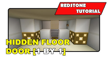 Hidden Floor Door [1 By 1] "Redstone Tutorial" (Minecraft Xbox/PlayStation/PS Vita)