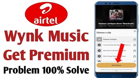 Wynk Music Get Premium Problem Solve | Airtel Me Free Hello tune Kaise Set Kare ! Airtel Caller tune