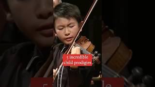 Five phenomenal child prodigies in classical music 🤯 #classicalmusic #music