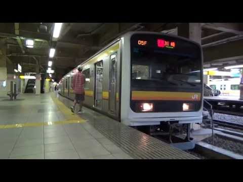 南武線 209系ナハ32編成  快速川崎行き  立川駅発車