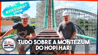 COMO funciona a MAIOR MONTANHA RUSSA DO BRASIL? A Montezum do Hopi Hari #VocêSabia? EP65 | Hapfun