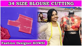 34 size blouse cutting | Arise and Shine Bridal Boutique