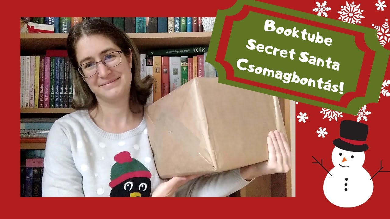 Booktube Secret Santa csomagbontás 2021