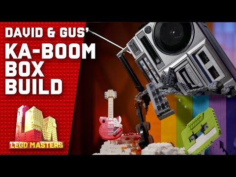 David and Gus' Ka-Boom Box build revealed | LEGO Masters 2021