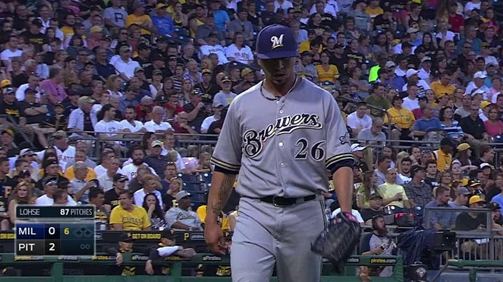 MIL@PIT: Brewers turn inning-ending double play