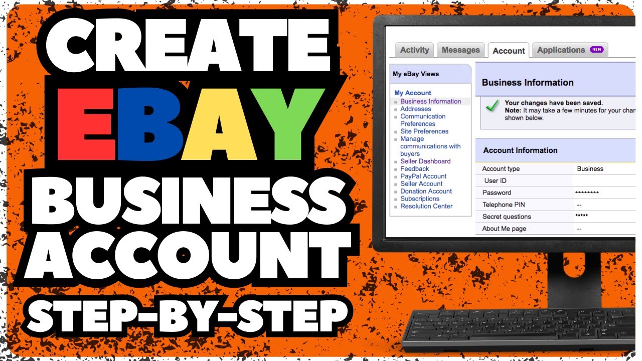 How to Create Ebay Business Account (Step By Step) YouTube