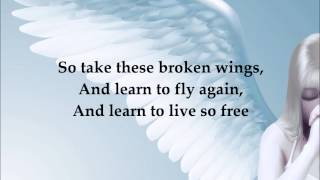 Video thumbnail of "Mr Mister - Broken Wings (lyrics on screen)"