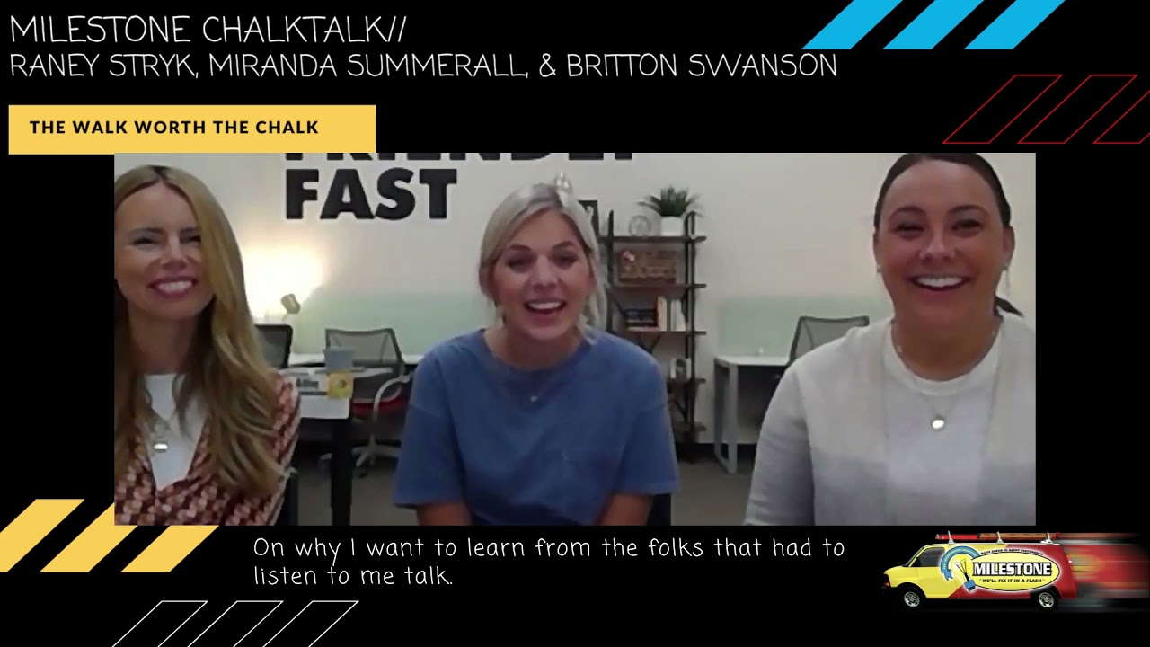 MilestoneChalktalk003//PursuingElite BigPic//The Walk Worth the Chalk