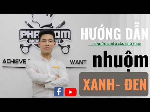 [ CHIA SẺ ] Kĩ Thuật Nhuộm Mầu Tóc Xanh - Đen | Dũng Nhím Academy