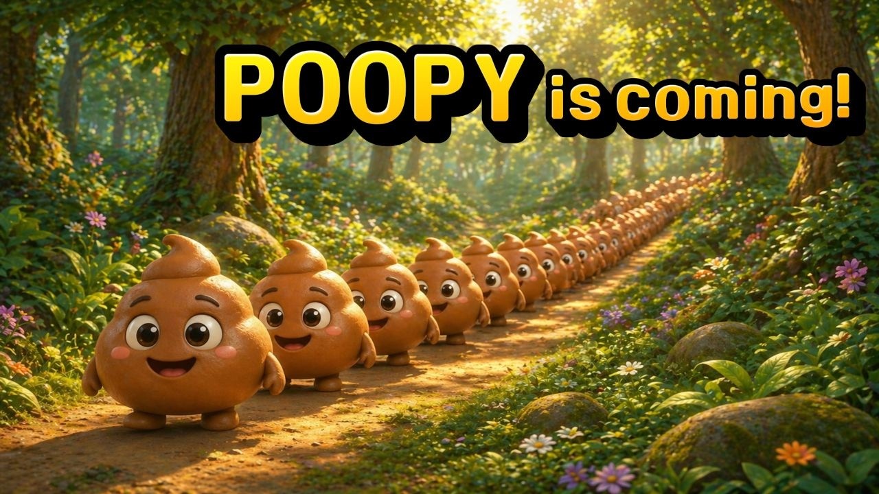 [POOPY is coming] | 💩 Plop-plop, here it comes! | 🌈 Kids Song - YouTube