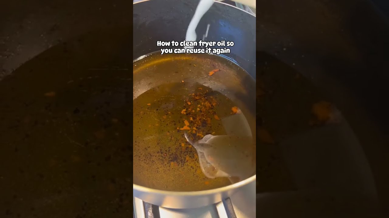 How To Clean Fryer Oil With Cornstarch So You Can Reuse It Again
