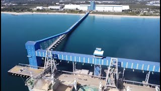 Stunning Aerial Drone Footage – Kwinana Bulk Grain Terminal & Ship Loading WA