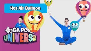 hot air balloon pose yoga pose universe