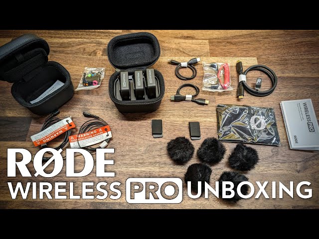 Rode Wireless Pro Mic System Unboxing So Many Extras! 