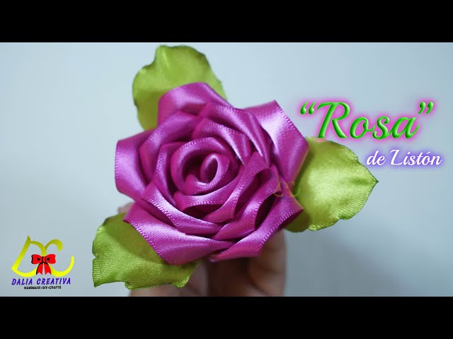 Tutorial, Cómo hacer una Rosa Eterna PERFECTA, Regalo para mamá, Rosas  de Listón