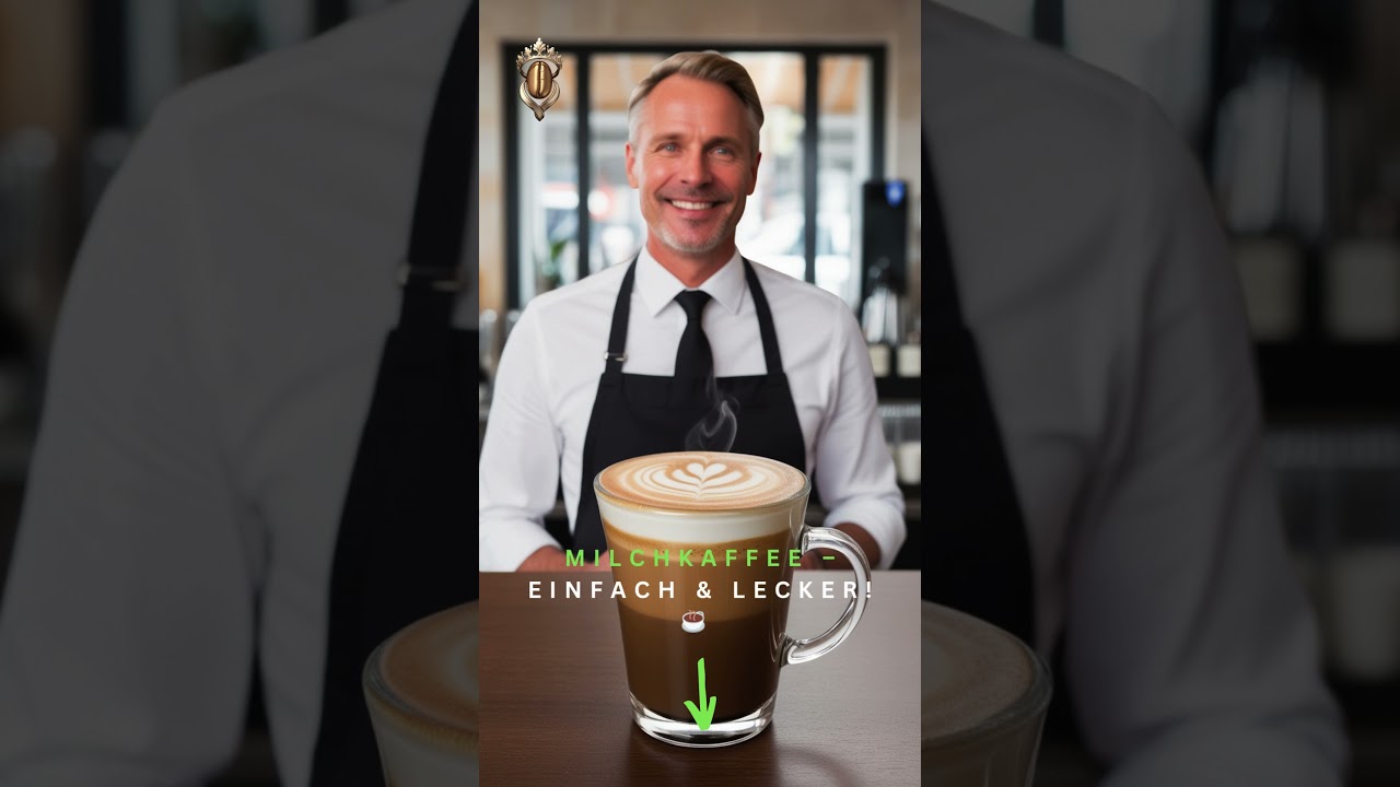 ☕ Perfekter Milchkaffee – Einfach & lecker! 😍