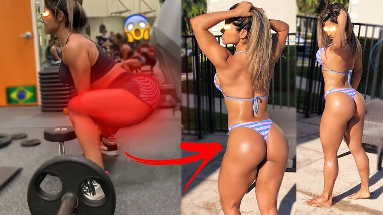 TREINO COM A MUSA FITNESS (Aline Barreto) POSTERIOR e GLÚTEO - Exercícios de MEMBROS INFERIORES treinoji