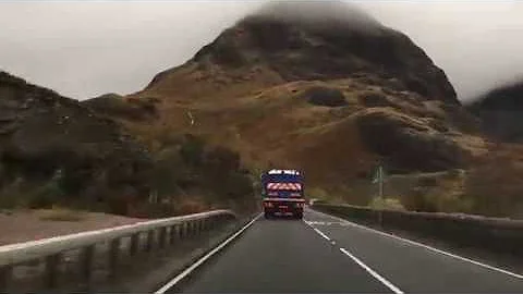 Driving through Glencoe - Oct 2017