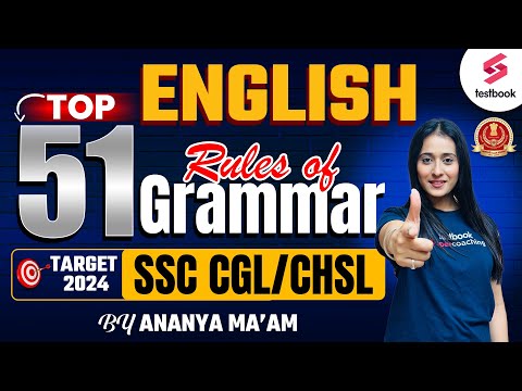 SSC CGL/CHSL 2024 | Rules of English Grammar | SSC CGL 2024 Grammar | Day - 9 | By Ananya Ma'am