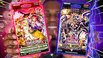 Yu-Gi-Oh! 3x Beware of TRAPTRIX vs DARK WORLD Structure Decks!