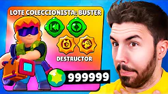 BRUTAL!! Gasto MUCHAS gemas en MAXEAR a BUSTER | BRAWL STARS