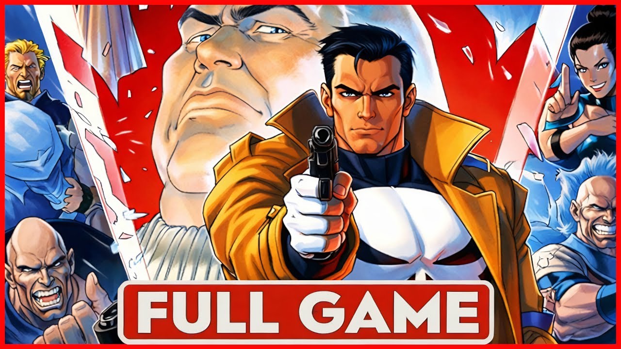 PUNISHER (OpenBor) Game 4 Player Co-op Playthrough Full Game