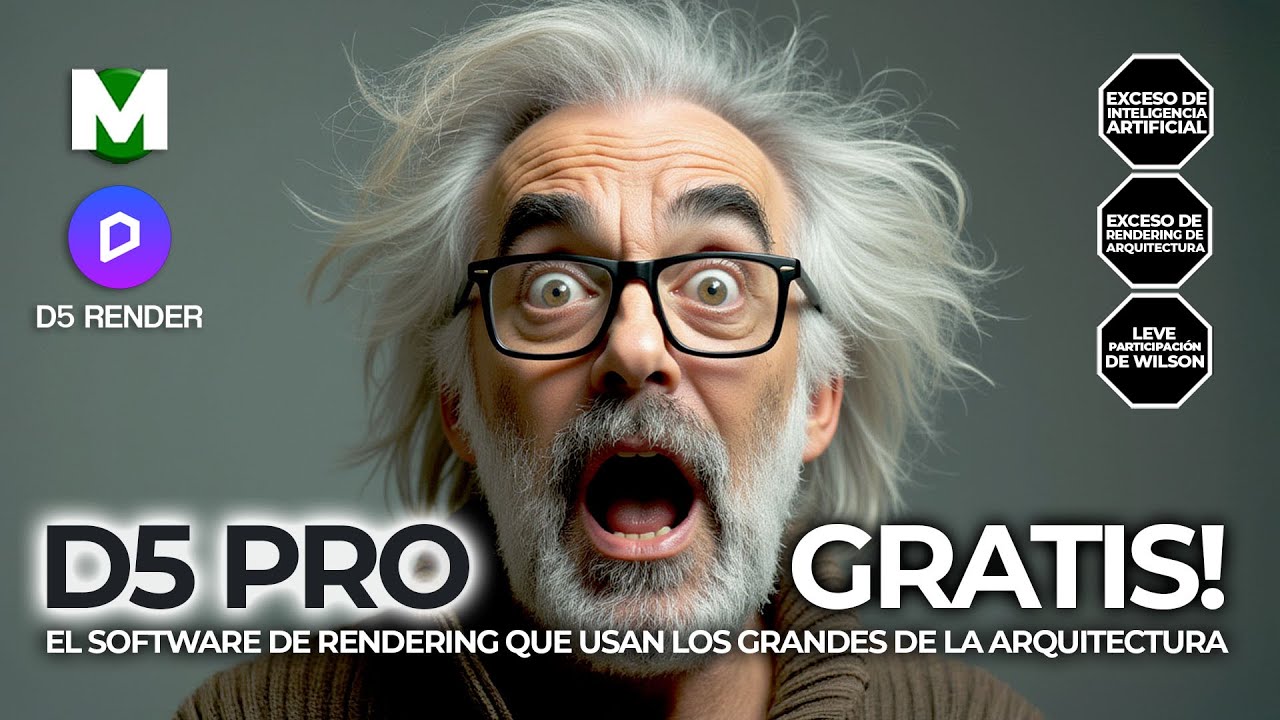 🏆​D5 RENDER, el 80% de los GRANDES de la ARQUITECTURA lo eligen!!! 🌟GRATIS LICENCIA PRO🌟