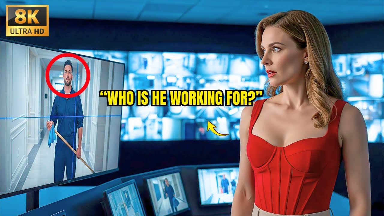 The Billionaire Hid Cameras in Her Mansion — Until She Saw What the Single Dad Janitor Did