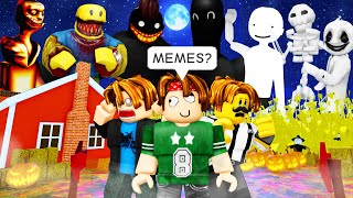 ROBLOX Work at a Pizza Place Funny Moments Part 6 (MEMES) 🎃
