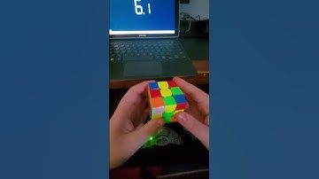 synced timer with cstimer! #cubing #rubikscube #speedcubing #speedsolving #speedcube #cube