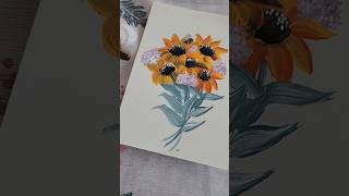 Sunflowers 🌻 #painting #shortvideo #art