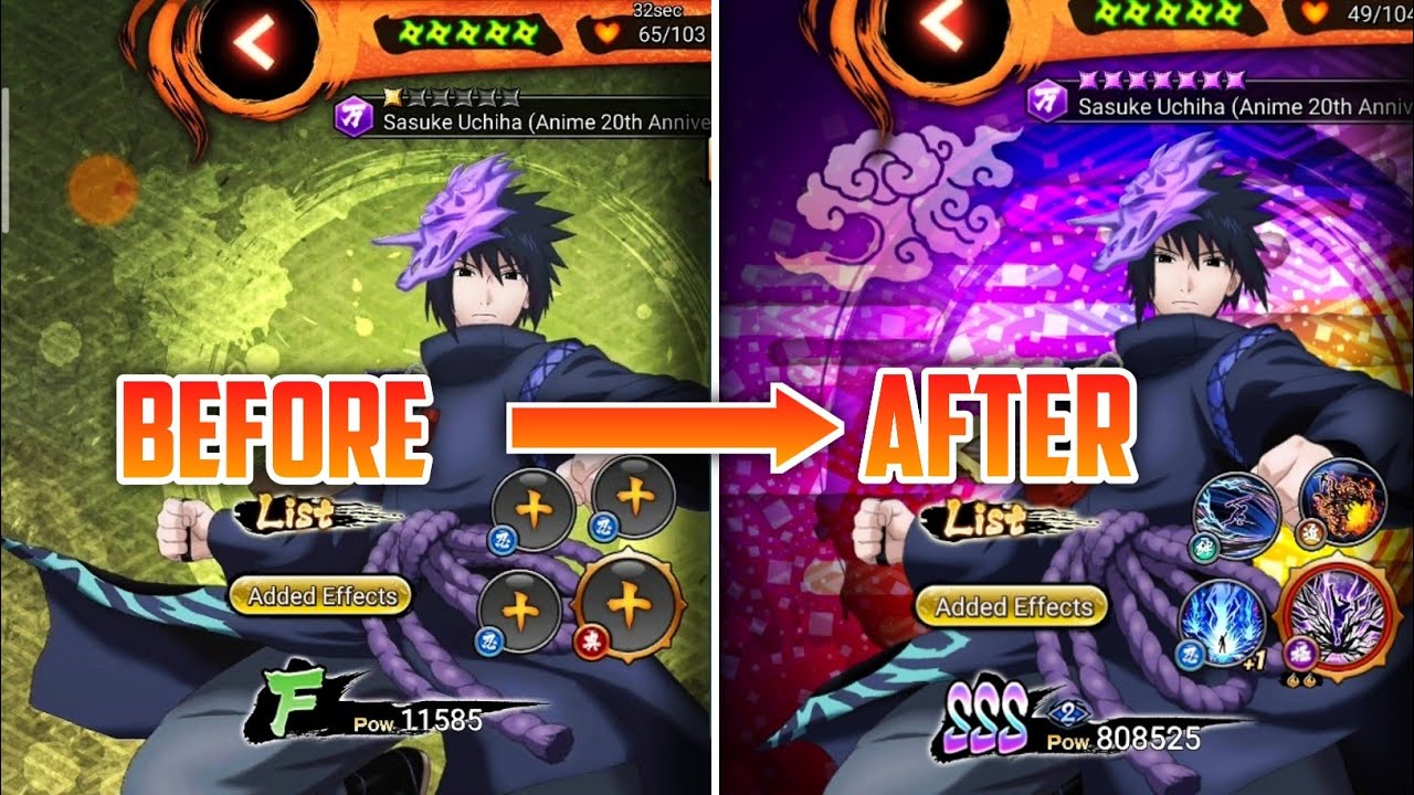 20th Anniversary Sasuke in Naruto x Boruto Ninja Voltage Can Use Kirin