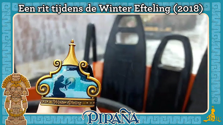 [#Efteling] Piraña - Een rit tijdens de Winter Efteling (2018)