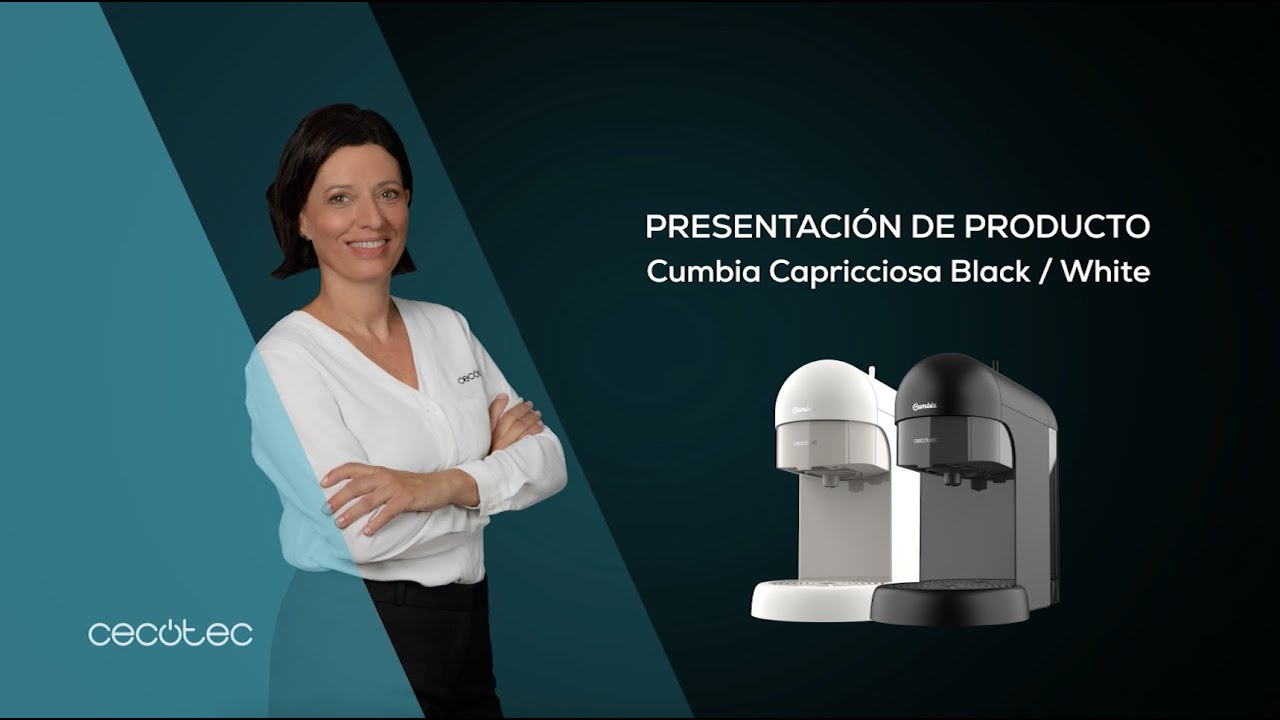 Cumbia Capricciosa Black Cafetera Espresso 19 Bares Cecotec