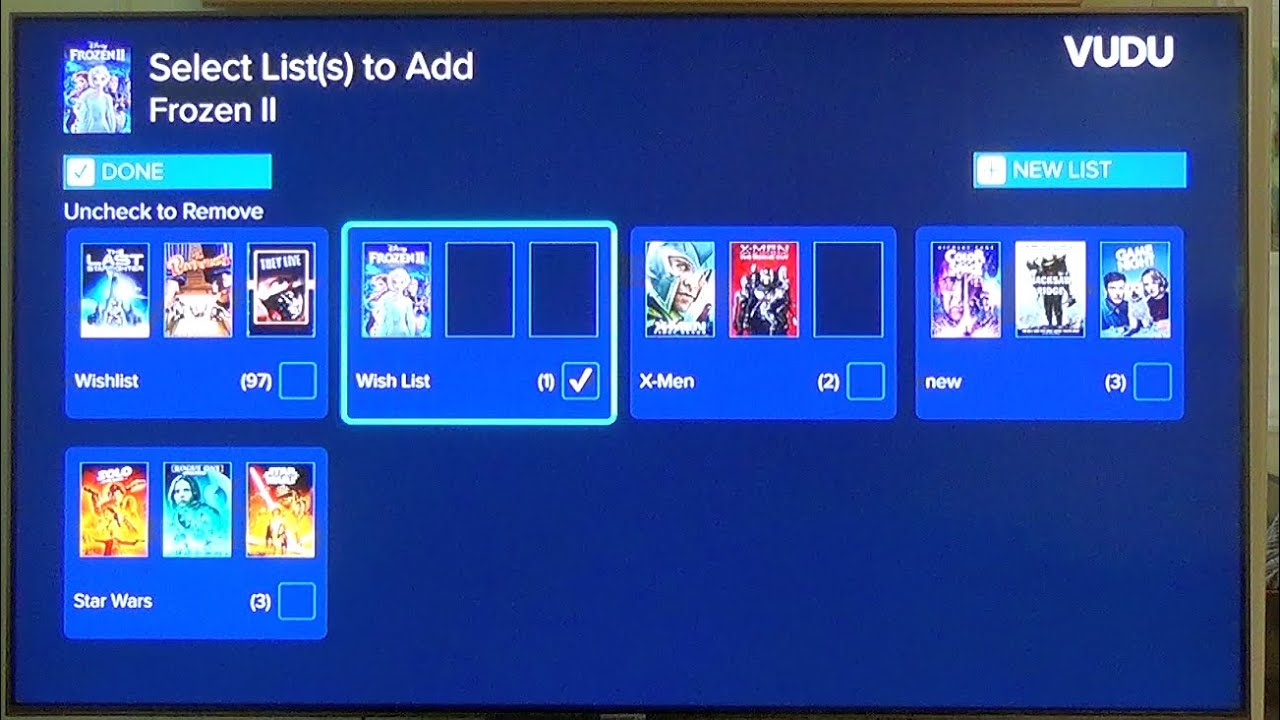 How To Organize Your Vudu Movies