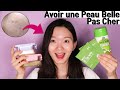 Fr routine soins spcial  soins de visage maison avec th vert 