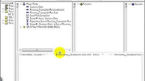51 Crystal ReportsXI  Fields Dimensions Metrics 1    Formula Solution 1 pt  1