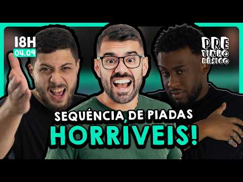 PB MANDA NA LATA AS PIORES PIADAS POSSÍVEIS | Cortes do Pretinho Básico | ATL TV