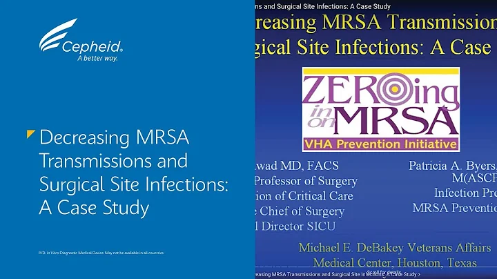 Decreasing MRSA Transmissions and Surgical Site In...