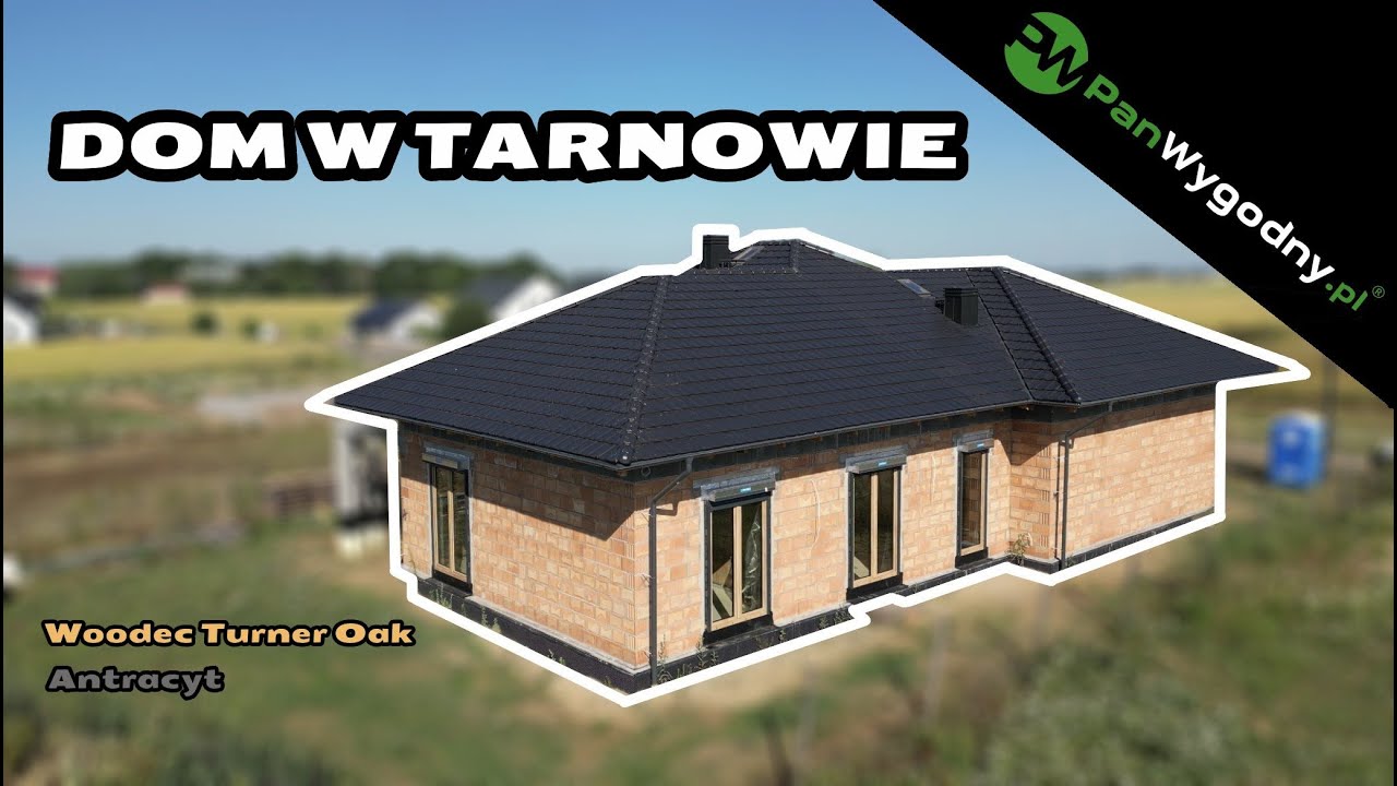 Dom w Tarnowie Podgórnym - Woodec turner oak malt oraz antracyt