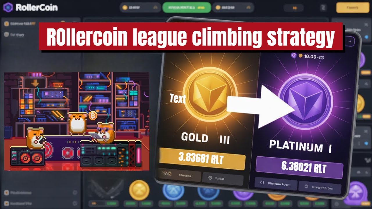 All you need to know when climbing up leagues in Rollercoin - YouTube