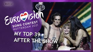 Eurovision 2021 My Top 39 Road To 1956