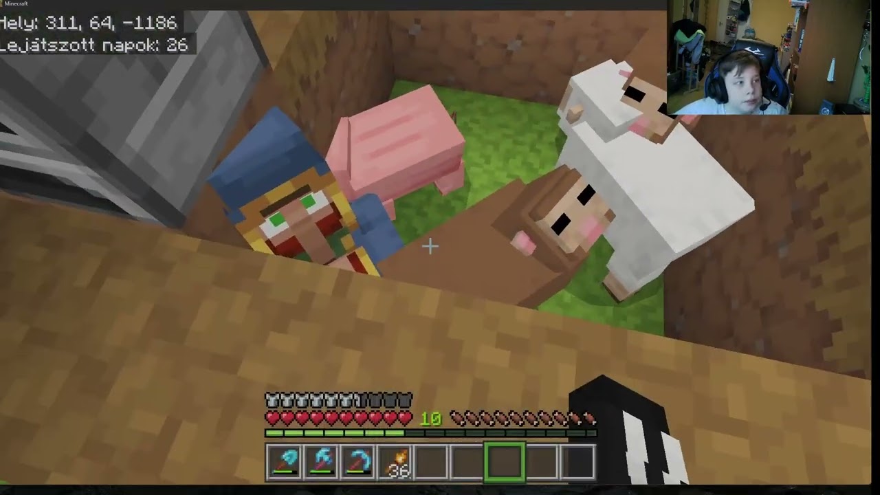 Agyerek - Minecraft túlélő - Action Stuff - 5. rész. - megkésve bár de a tetőkészítéshez jó idő kell