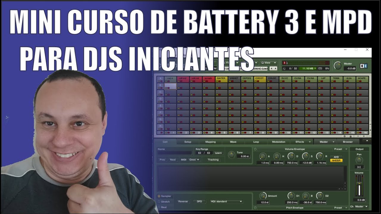 🎧🔊🎚 MINI CURSO DE BATTERY 3 E MPD  PARA DJS INICIANTES
