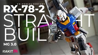 Gundam RX782 MG 3.0 | ASMR Straight Build |  Aesthetic Review
